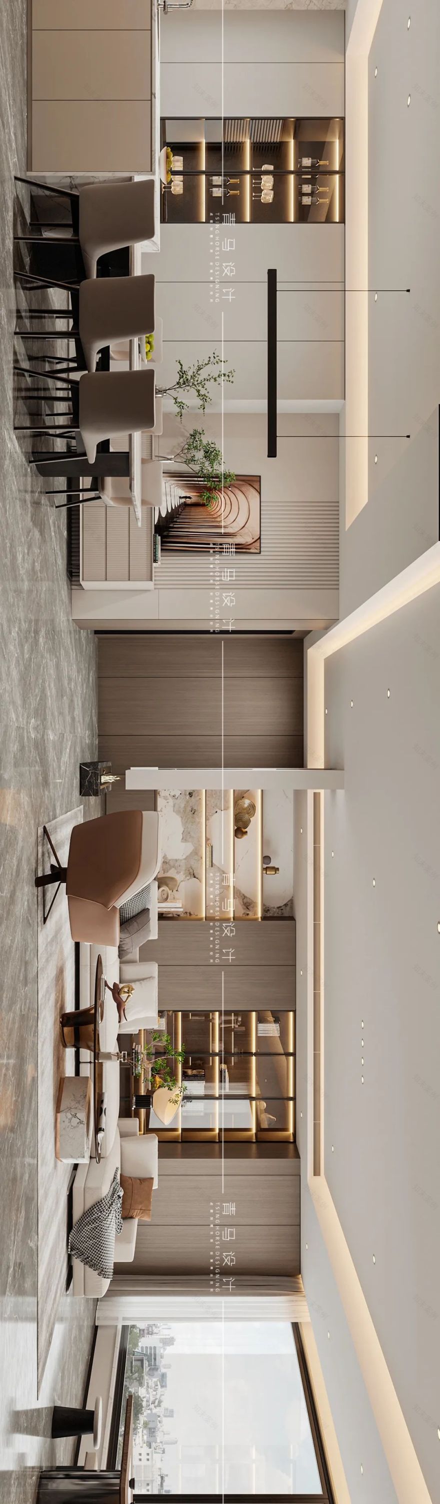 龙湖·景粼天序现代平层设计丨中国西安丨青马别墅设计-22