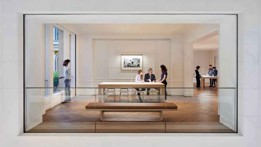 日本最大苹果旗舰店揭幕,全新外观设计是亮点 foster partners-55