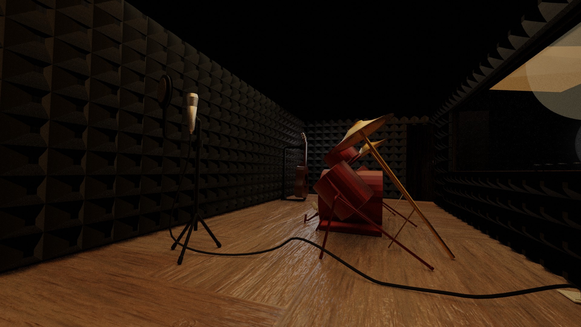 录音棚 3D 设计丨Ana Lázaro-5