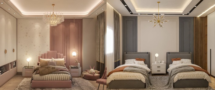 Shop Drawing For Boy & Girl Room-0