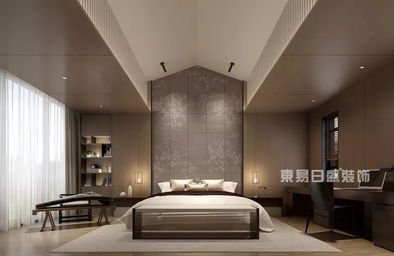 【现代中式】携一抹清透木色，筑一室墨韵书香-15