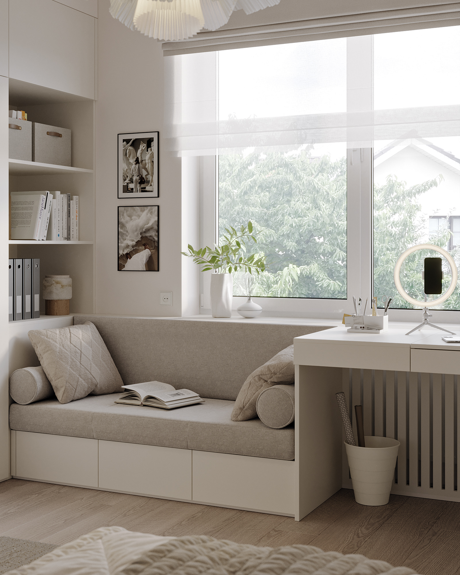 私人住宅里的女孩房间丨LV Interiors-9