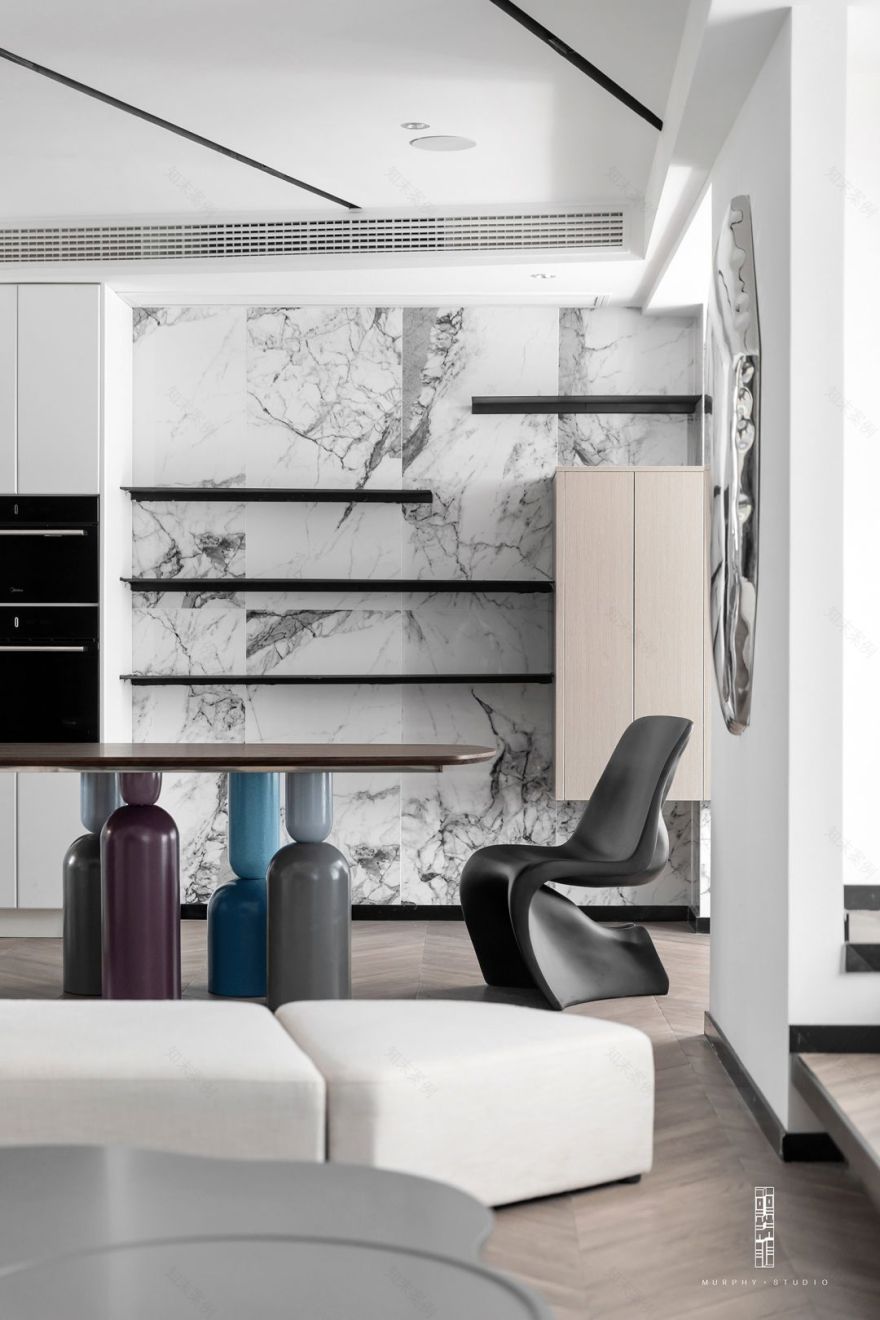 全屋智能家居的现代风住宅,舒适便捷的空间设计-30