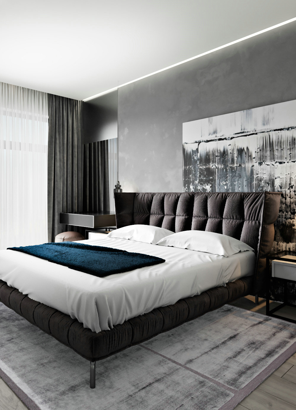 现代灰色质感住宅设计探秘-14