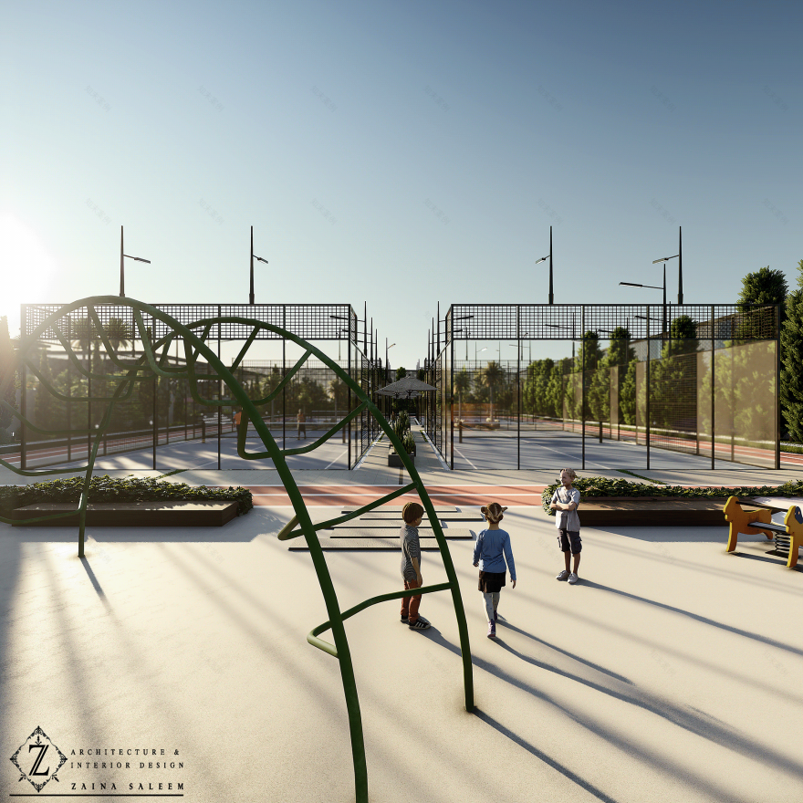 Padel 俱乐部设计丨约旦安曼-25