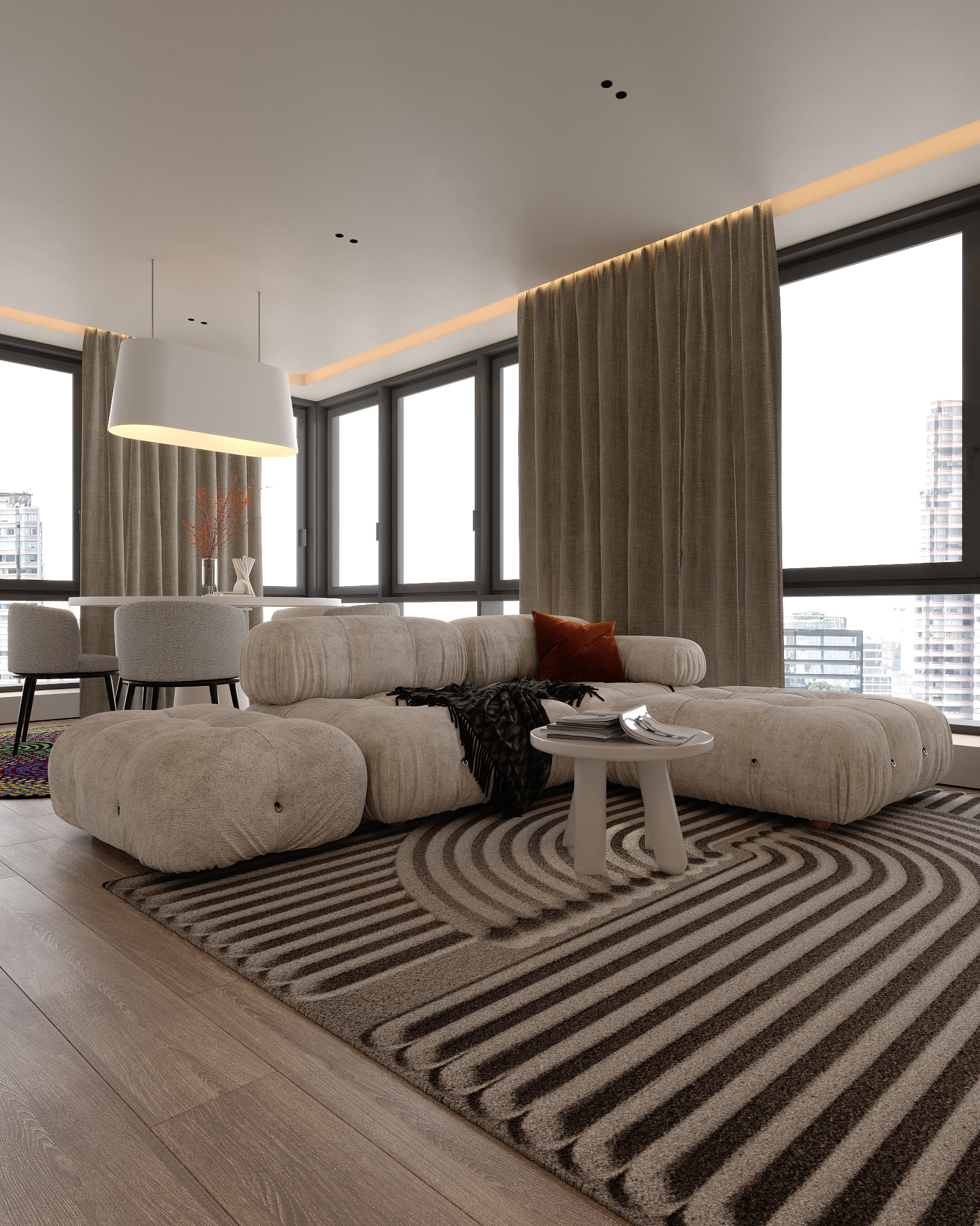 现代风格大型舒适公寓丨乌克兰丨Bodes studio-21