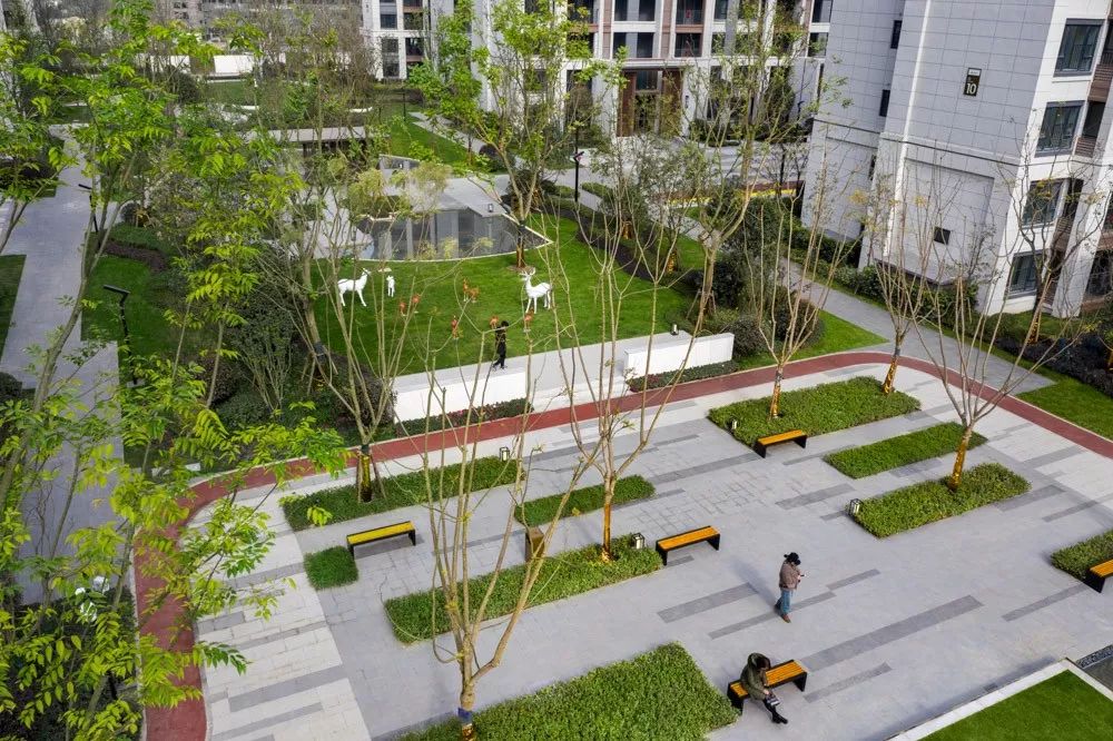 现代生活大区的植物景观设计 | 从自然主义到对称规整-127