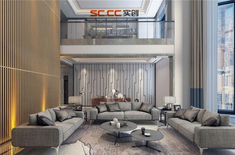 栾城自建别墅轻奢后现代设计·森铸雅质苑-16