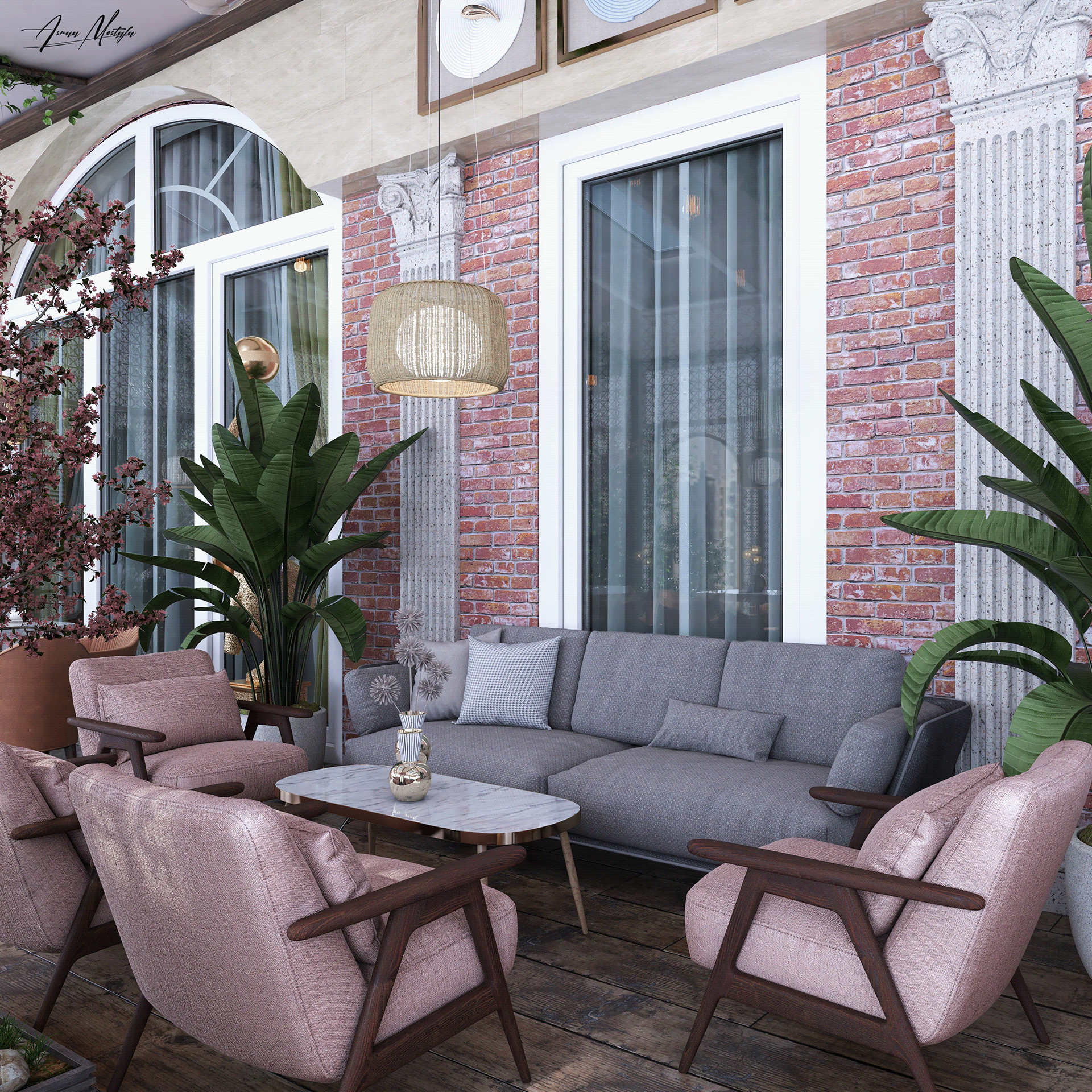 Barraha 酒店露台设计丨卡塔尔多哈丨室内设计师 Asmaa Mostafa-17