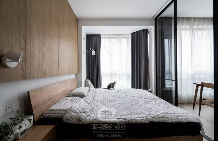 60 平全通透日式一居 | 书房 C 位,猫奴的天堂-84