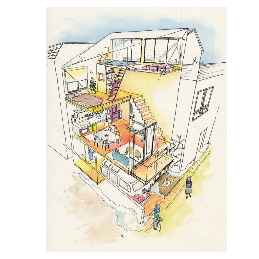 灵活宜居的日本小户型住宅-71