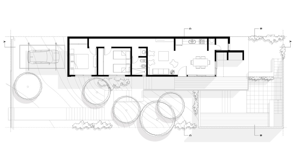 阿根廷山林中的简约住宅设计-33