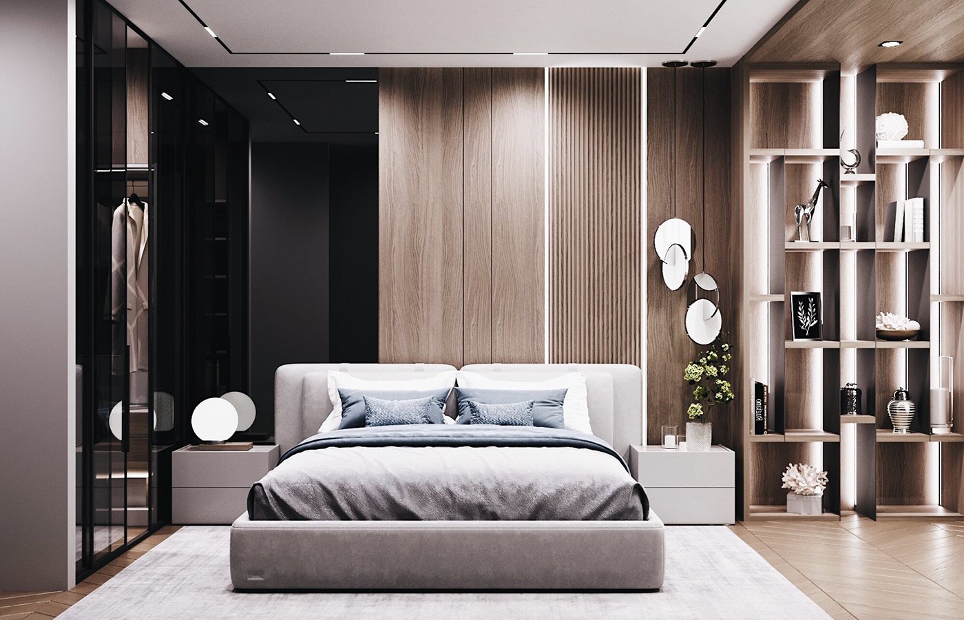 Anastasiya Gushchina丨平层丨Interior Design.Forspace Design.Bedroom.Kiev,2021-0