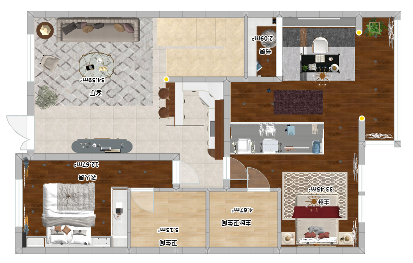 美式休闲大宅设计丨中国玉溪丨李桂美-5