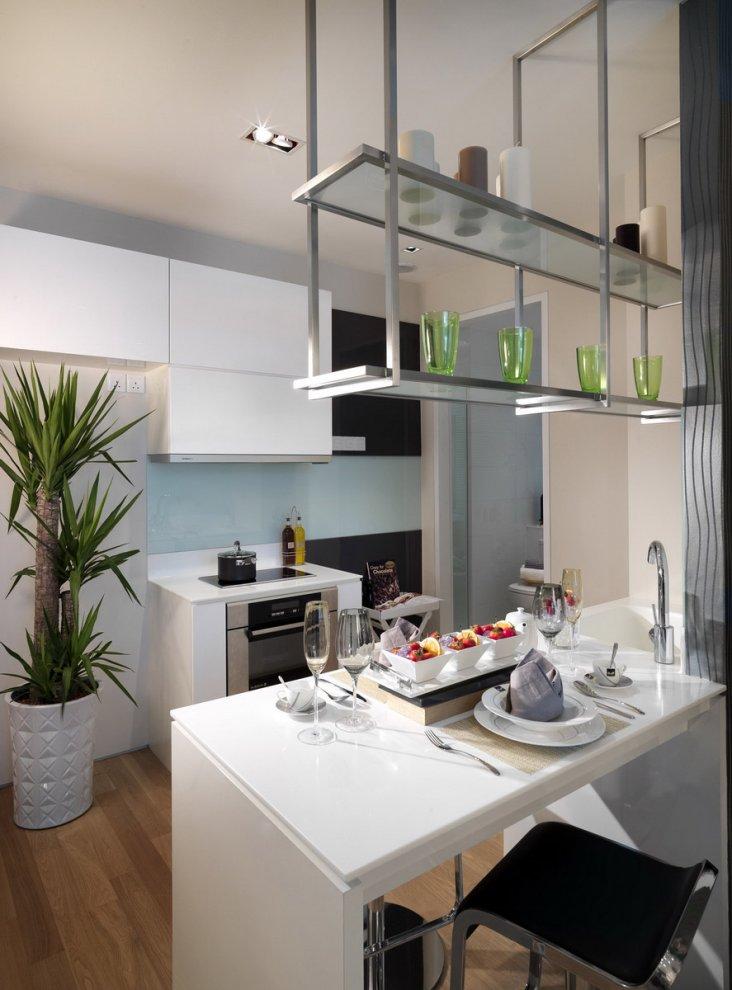 12平米厨房客厅一体化设计-135