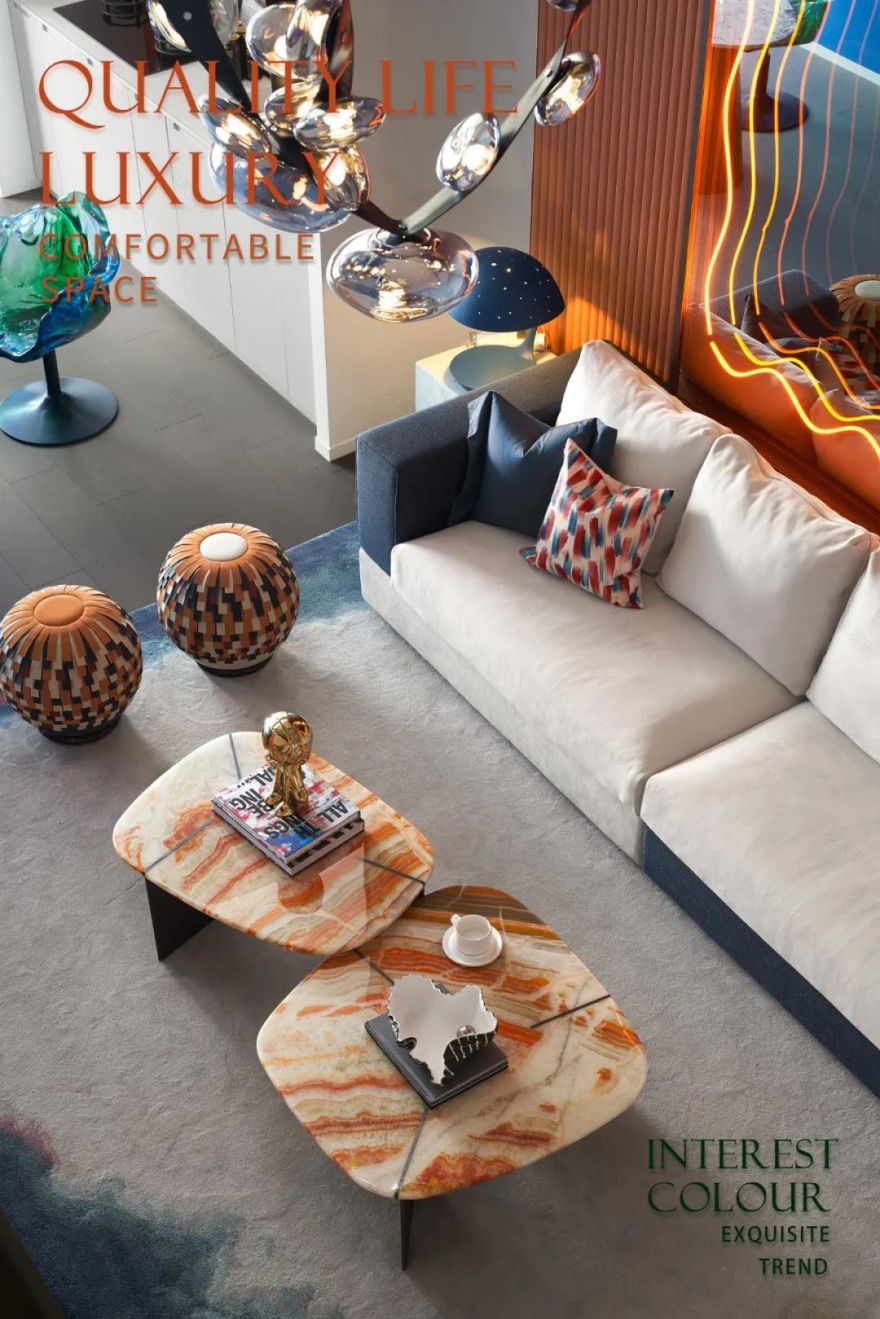 广州纺织城三期高区公寓创意样板房丨中国广州丨HWCD(硬装),安奥拉设计(软装)-14