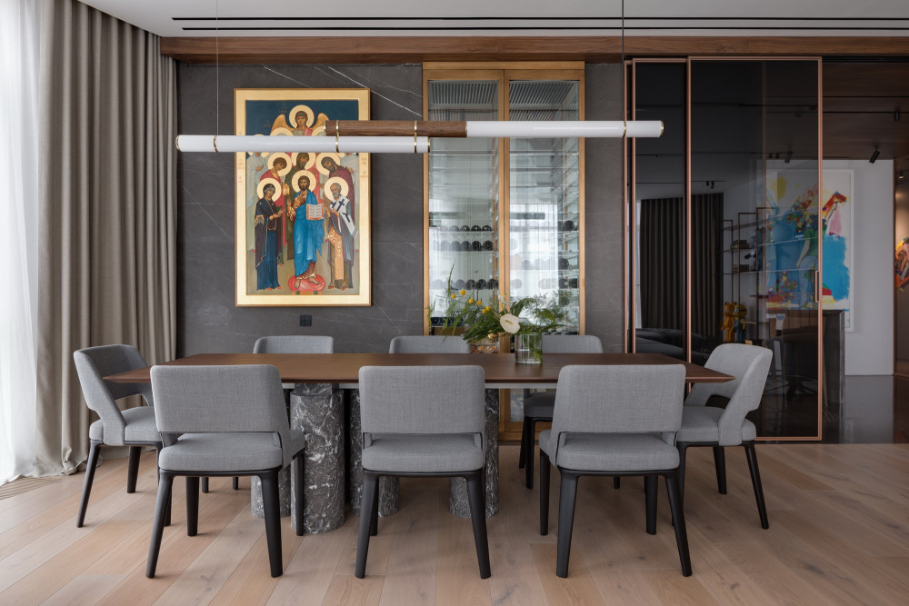 现代家庭公寓的多彩室内设计风格 Deep Chord interior / YODEZEEN Architects-1