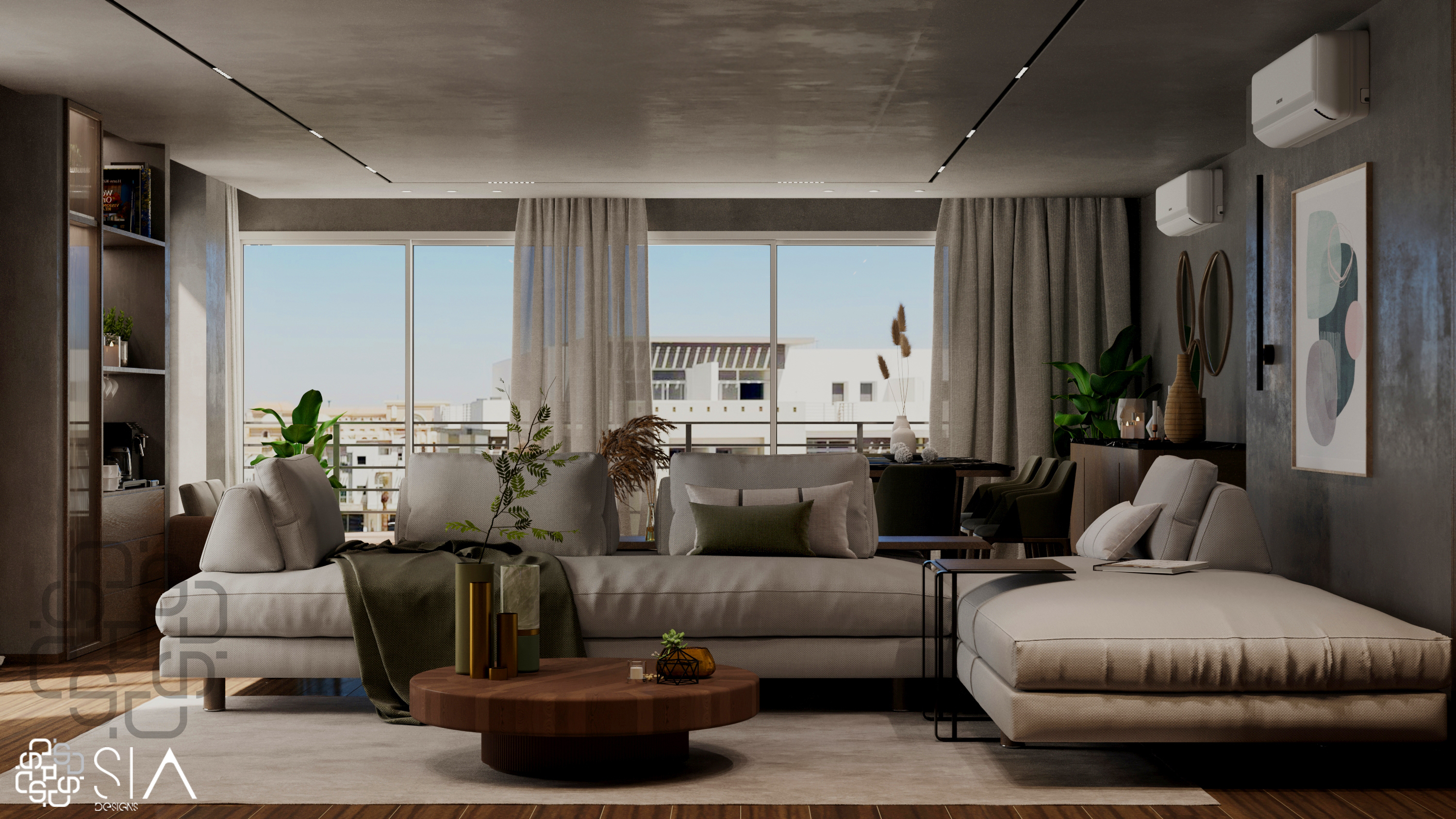 HYDE PARK II - Reception & Living area-7