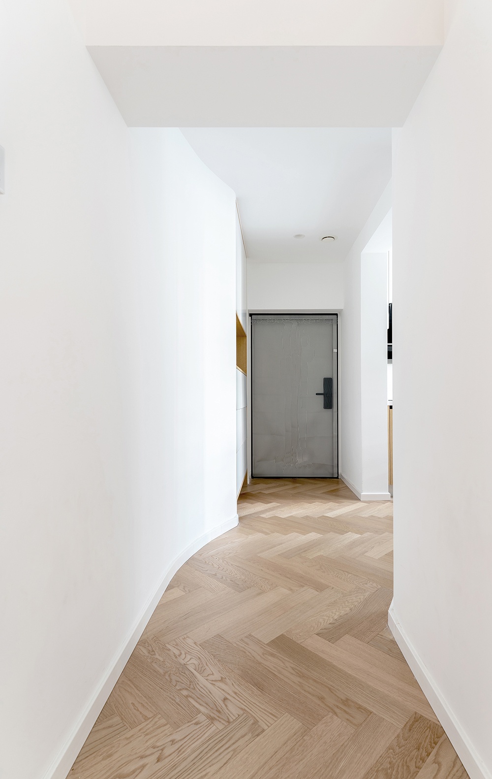 【久栖设计】利用曲线+原木，38㎡小户型爆改两居还能这么有乐趣。-11