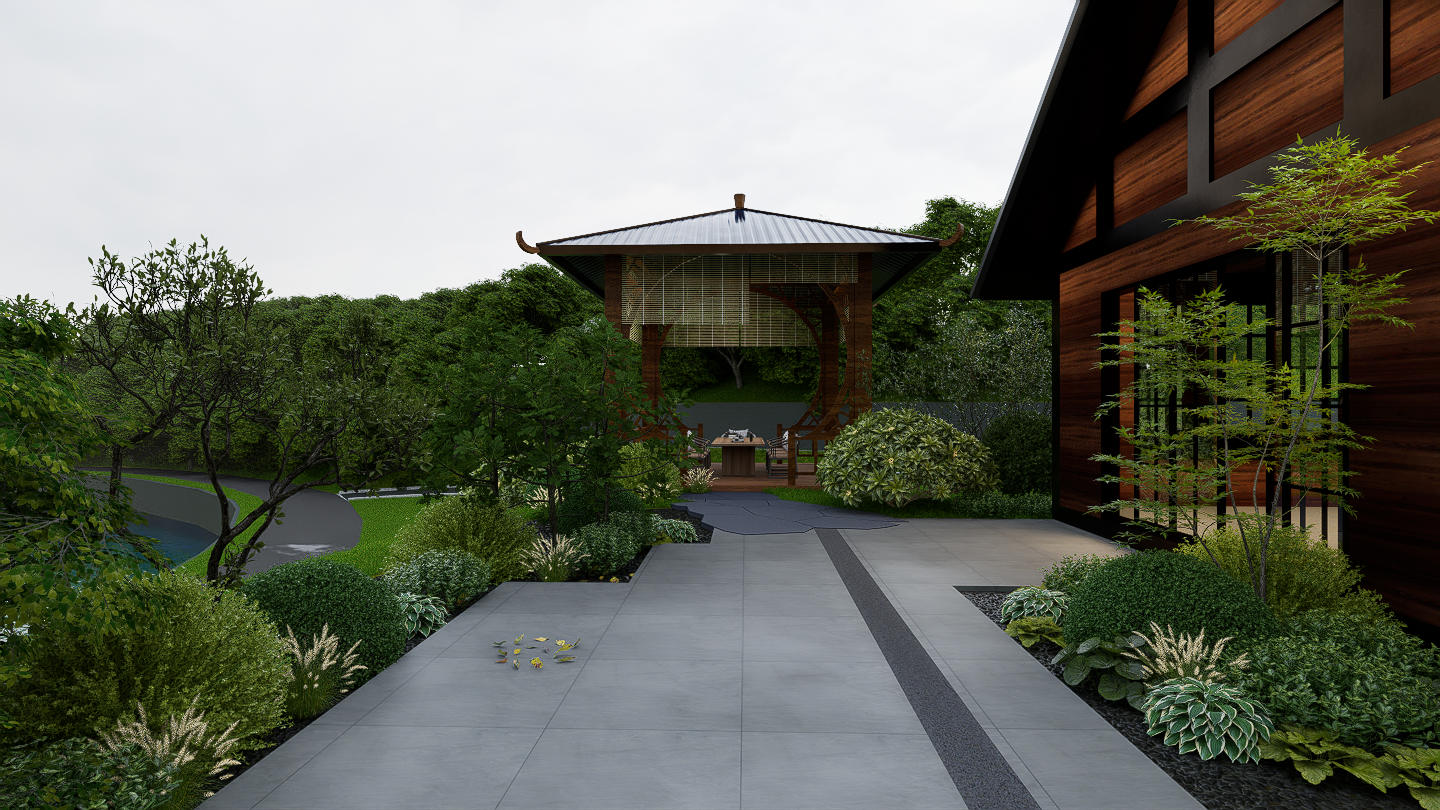 室外建筑景观绿化-1