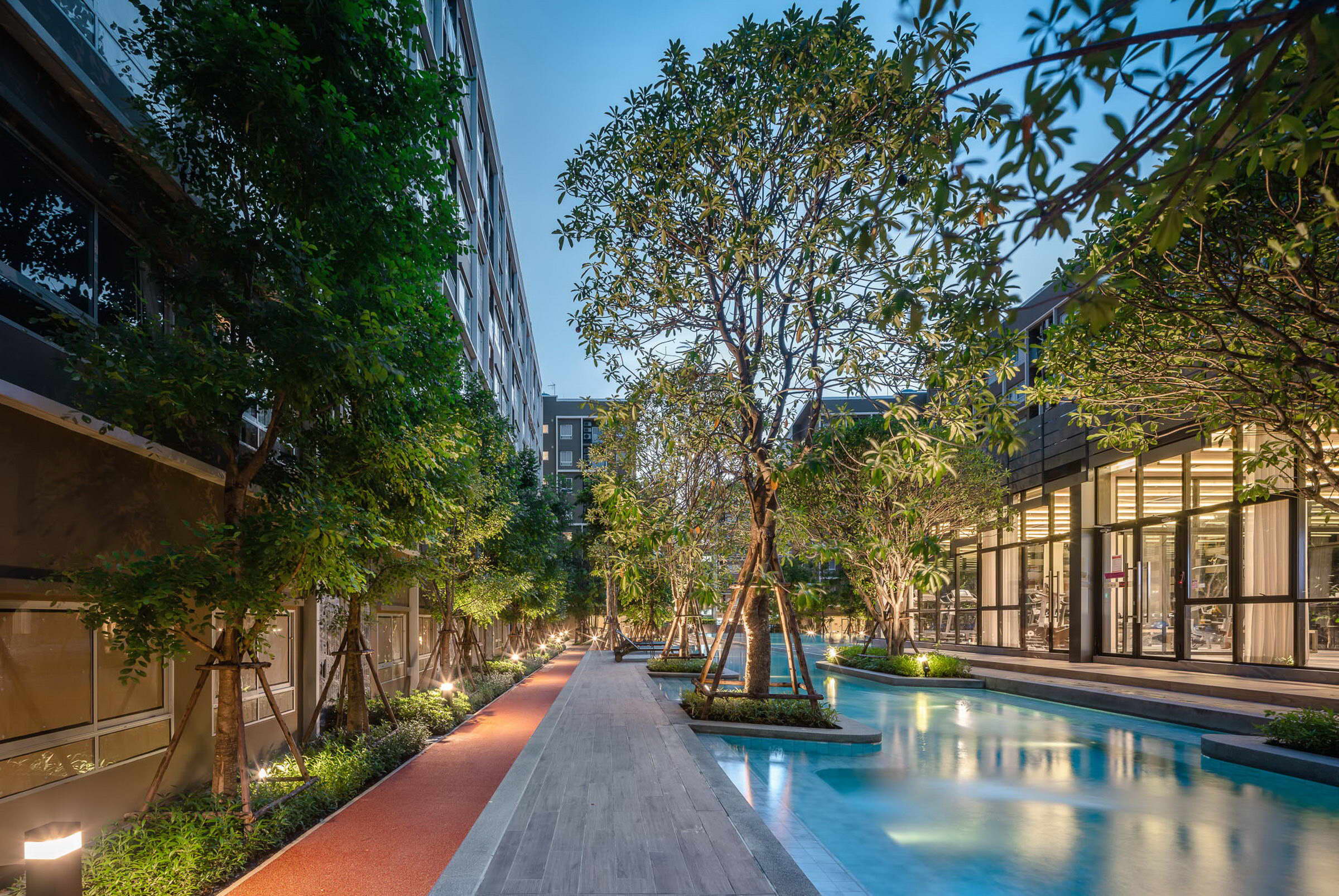 泰国 Plum Alive 二期景观设计 | 被动式生活空间-16