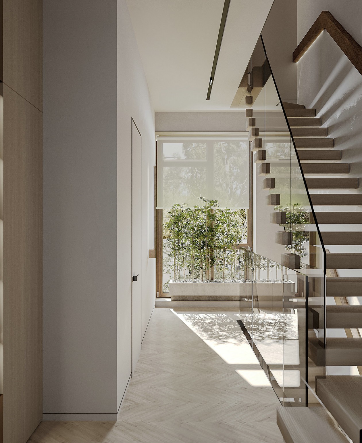 原木与灰 打造舒适有度的浪漫居地-8