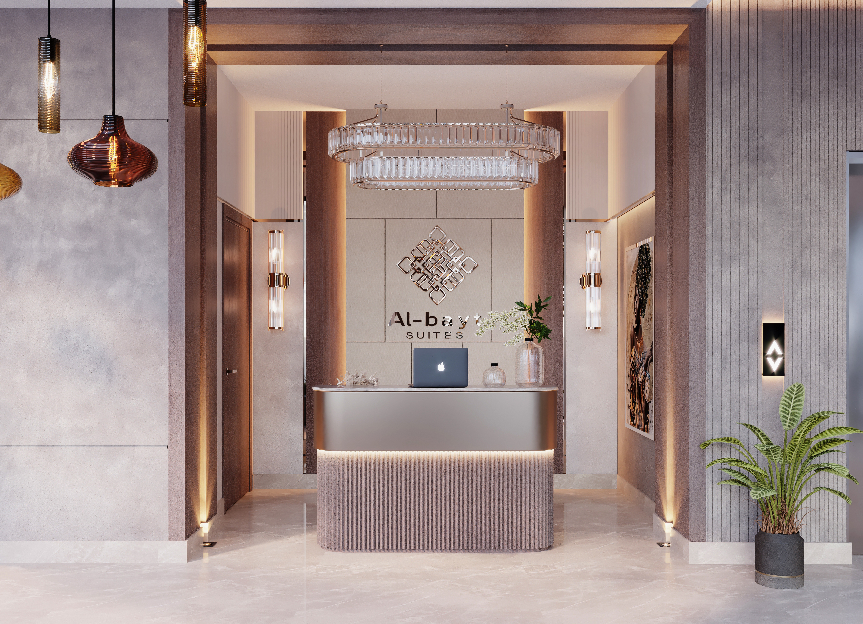 Albayt Suites 小型酒店大堂设计丨肯尼亚-3