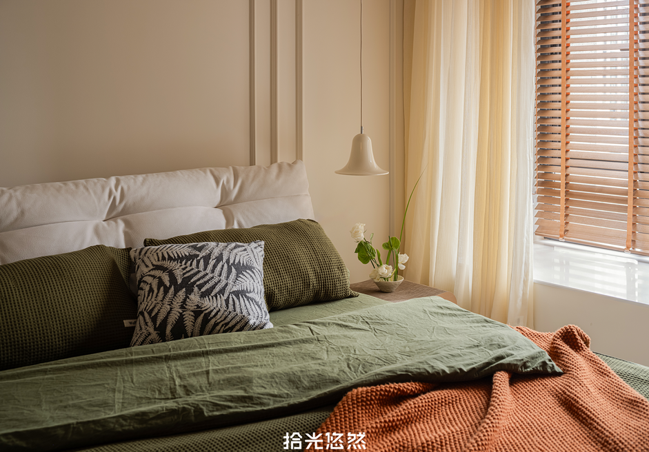 奶油风一人居设计-26