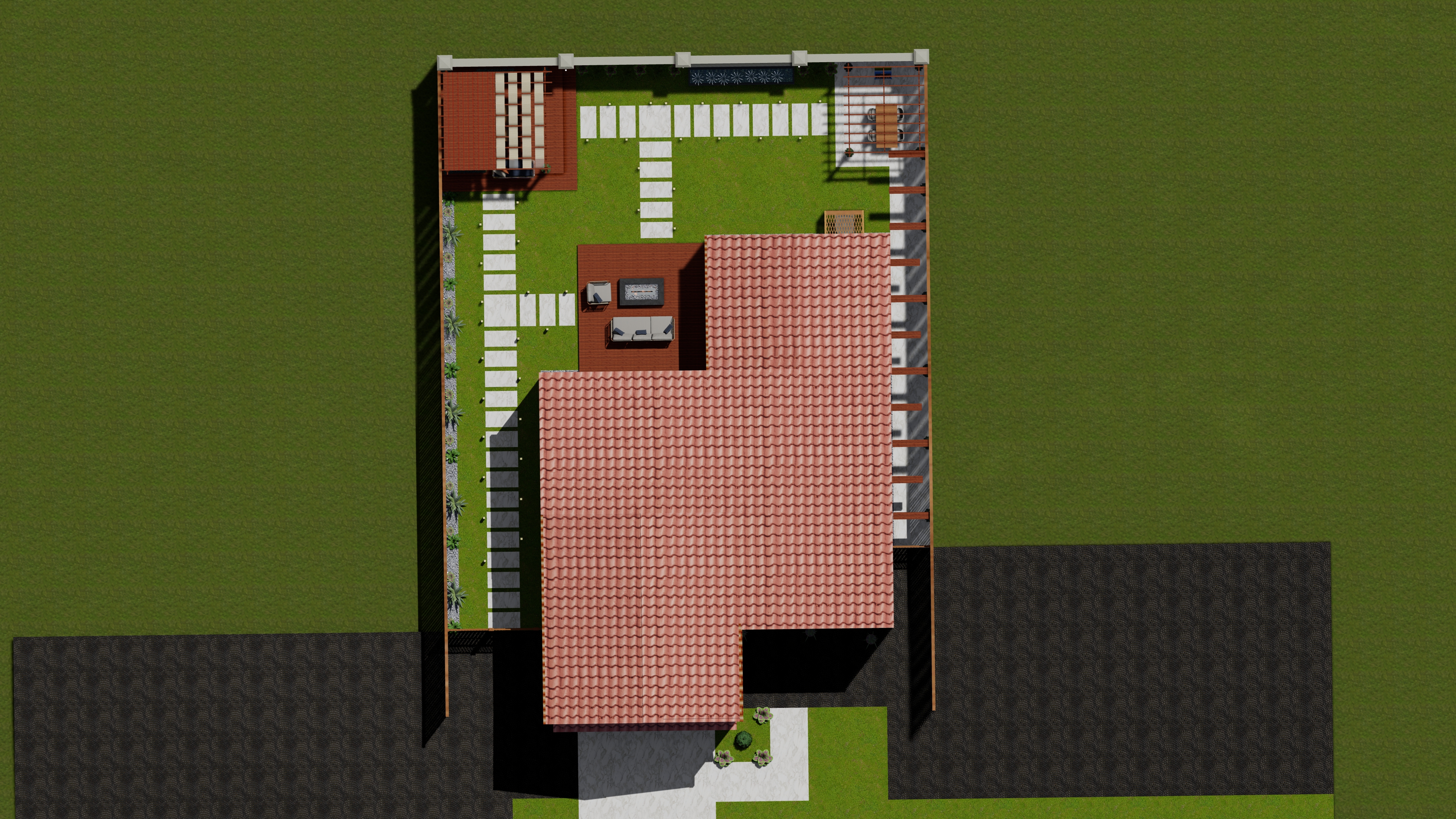 NEW PROJECT : Landscape for a villa in California-1