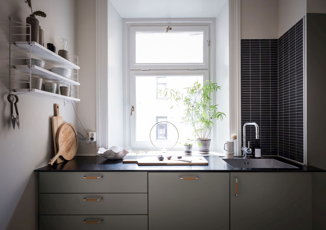 哥德堡原木门与现代风格公寓设计-19