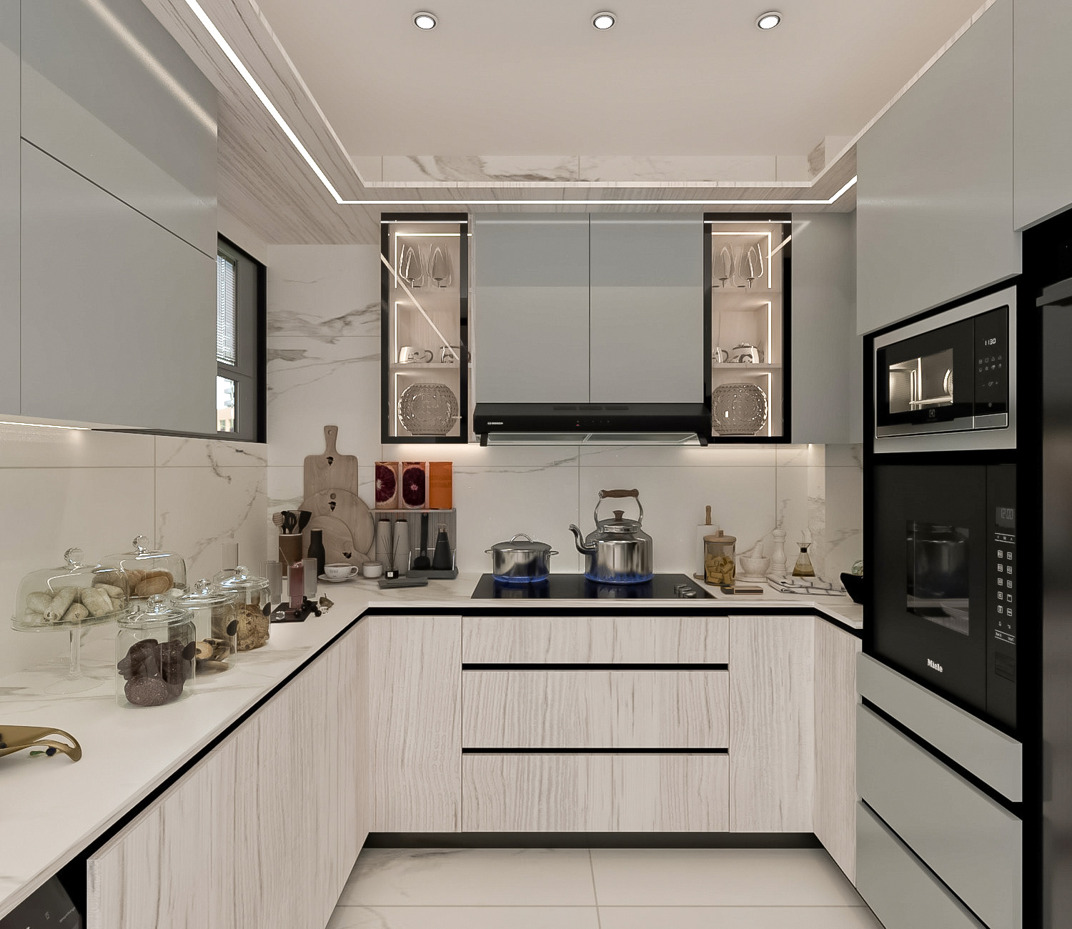 kitchen design for Alhadad design company-1