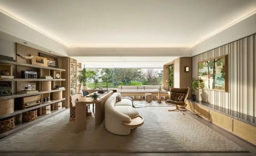 广州地铁·珑曜上城87㎡样板间丨奥迅设计-4