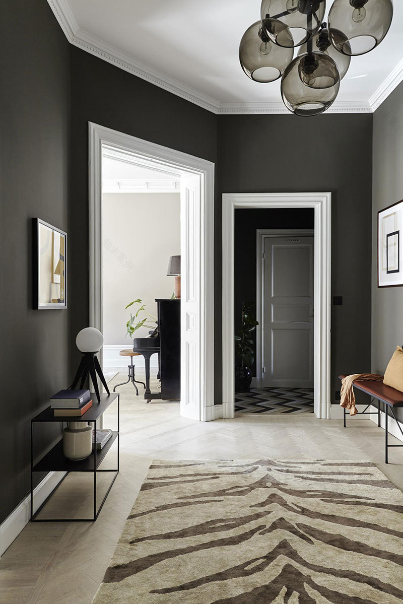 斯德哥尔摩现代公寓音乐室设计-11