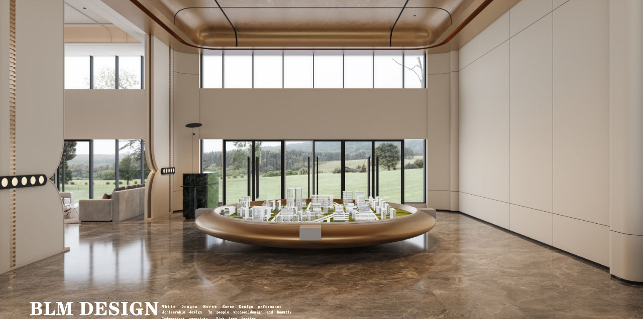 白龙马售楼处效果图制作-7