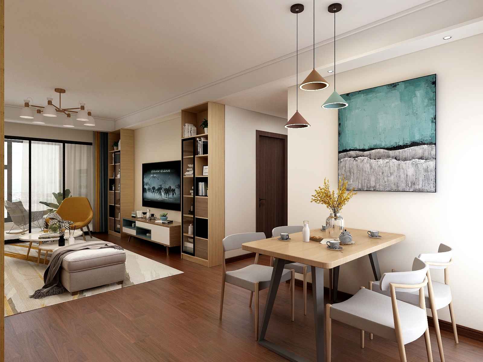 长沙奥园誉景华府样板间 | 温暖可沟通的家居设计-1