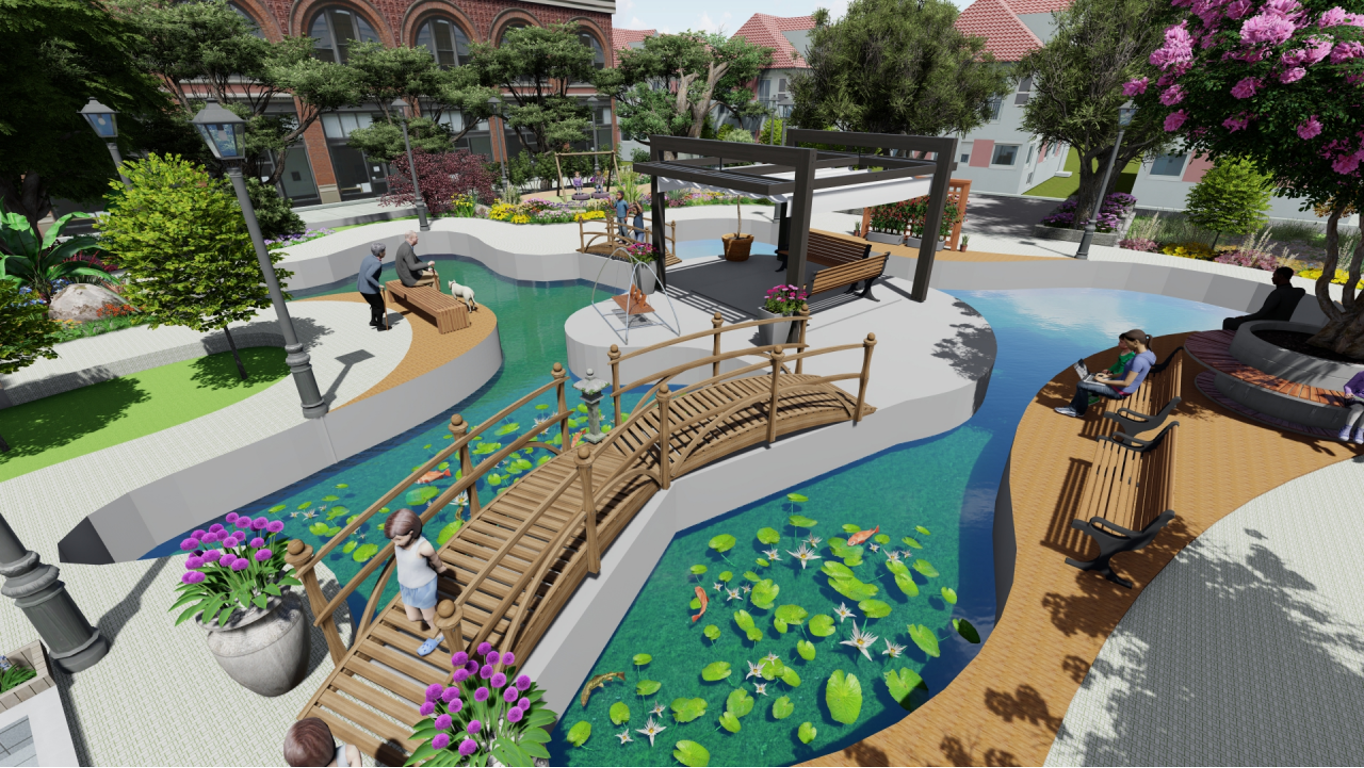 万象新天居住区景观设计-13