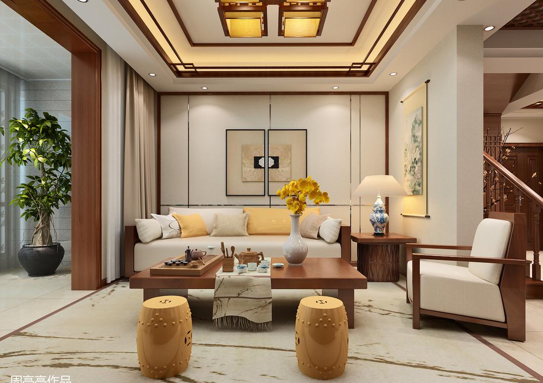 周亮亮打造新中式跃层住宅设计典范-4