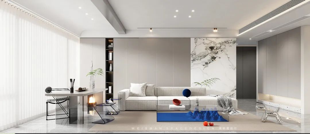黑白灰雅境 · 湖北孝感 140㎡全案设计丨中国孝感丨苏州维斯曼全案设计-16