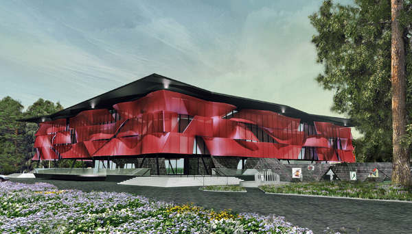 新西伯利亚阿卡德莫尔科“学院”文化宫建筑外壳设计竞赛项目丨俄罗斯新西伯利亚丨参赛团队众多,如Станислав Вергасов等-27