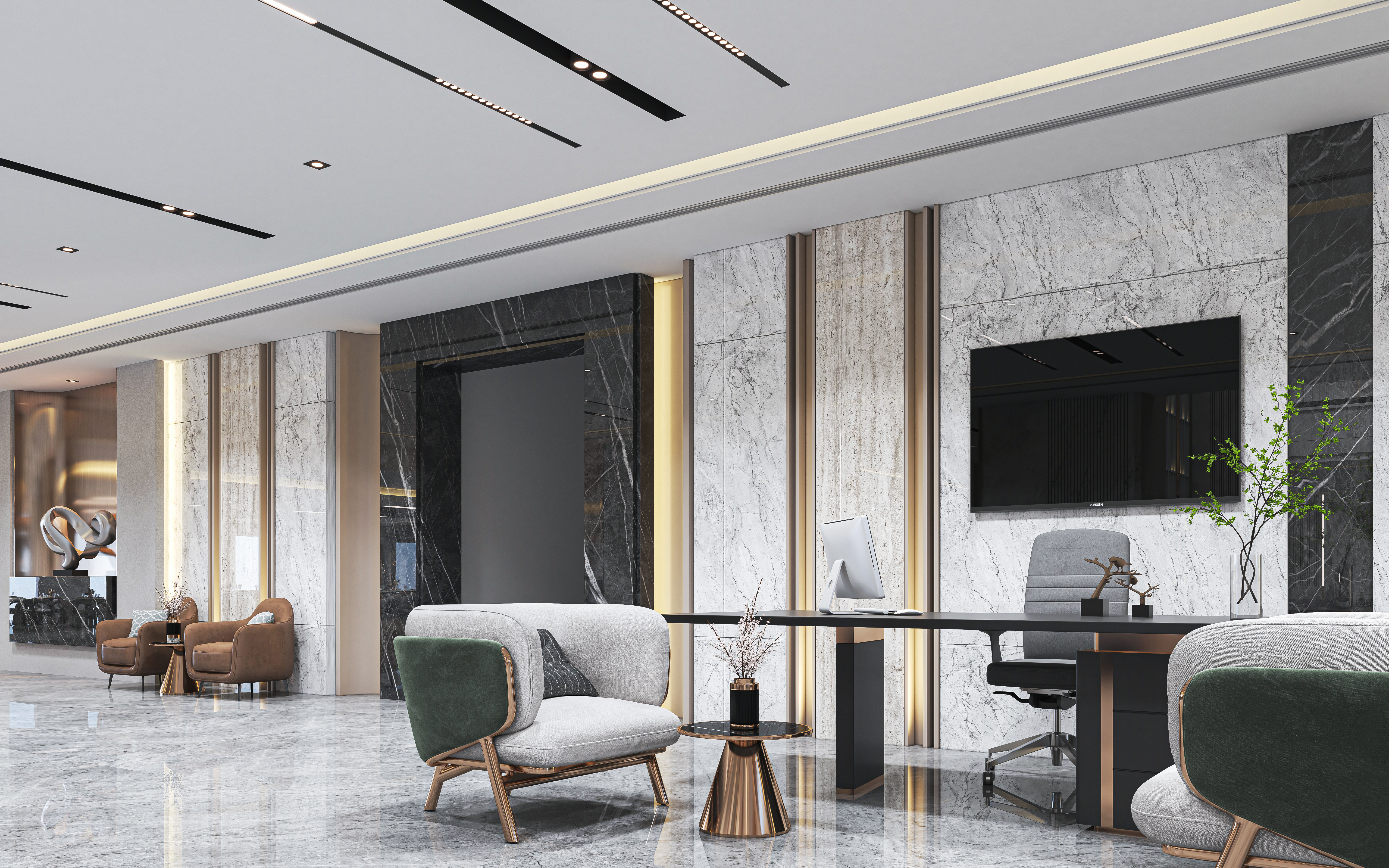 hotel Reception lobby & lounge-8