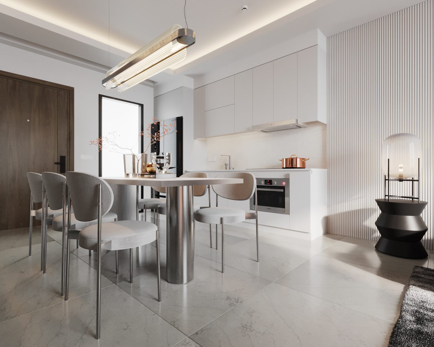 现代轻奢平层丨新加坡丨Nguyen Huu Cong-9