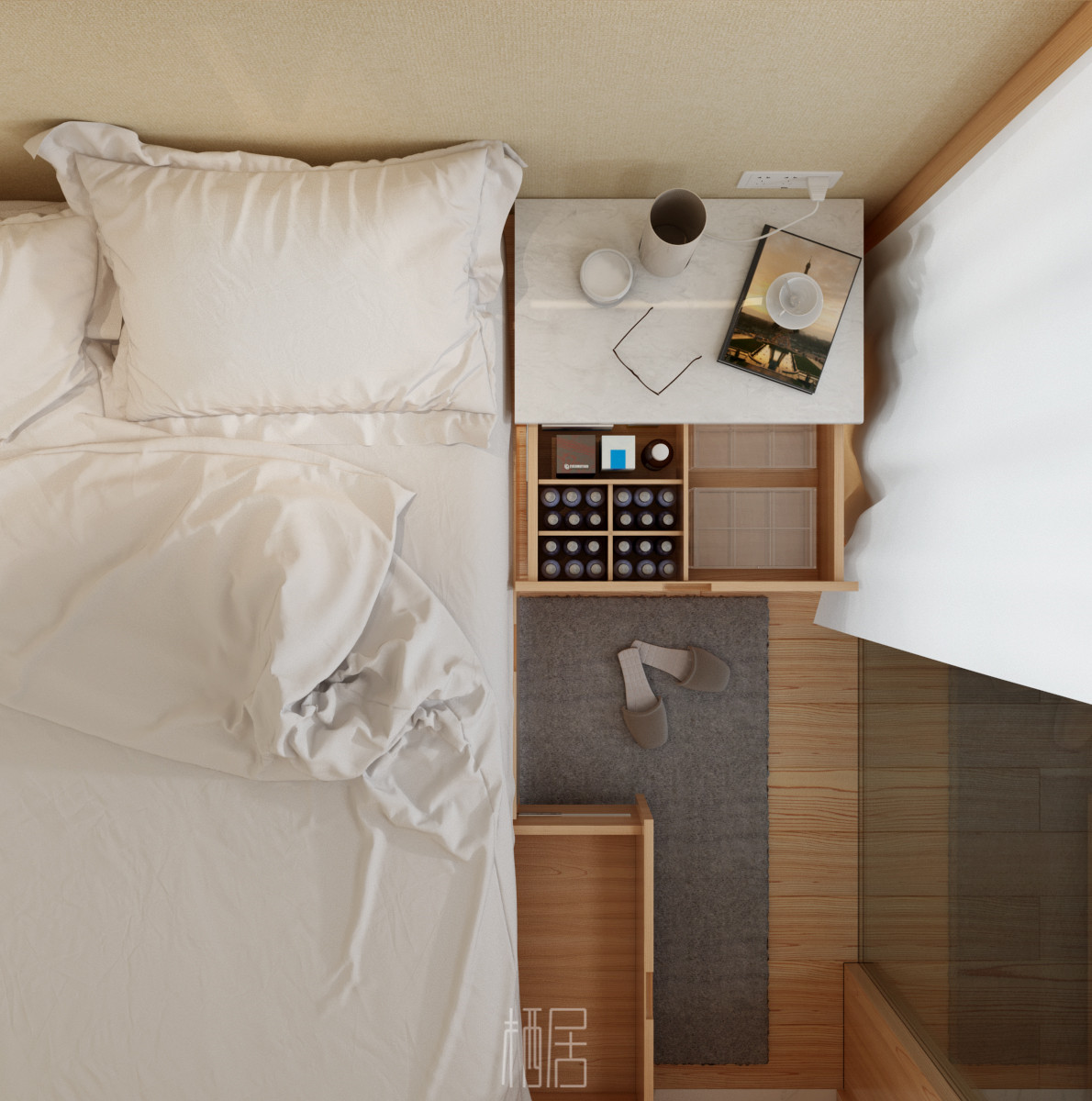 小户型逆袭 | 48 平米一居室变身三室三厅三卫一厨设计-29