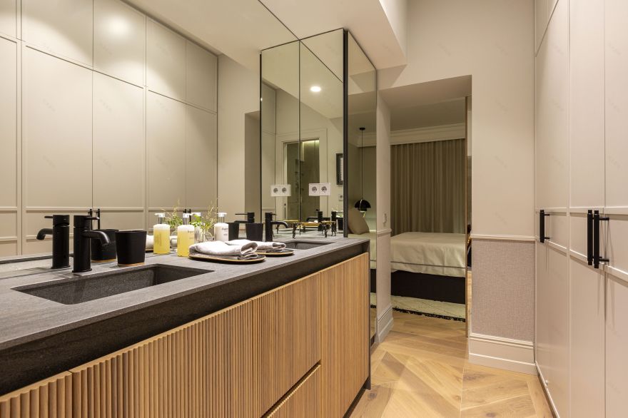 马德里 Salamanca 区 140 平米优雅公寓,中性色调与木质元素的完美融合-28