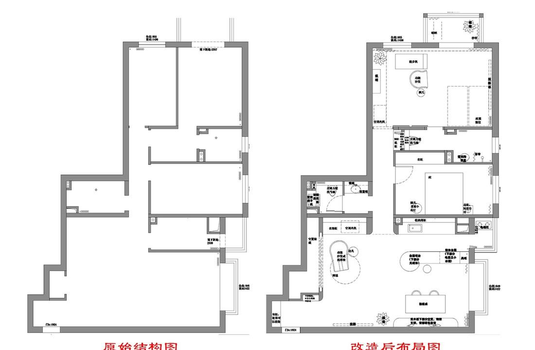 两个人的烟火 · 江建业平层空间改造-4