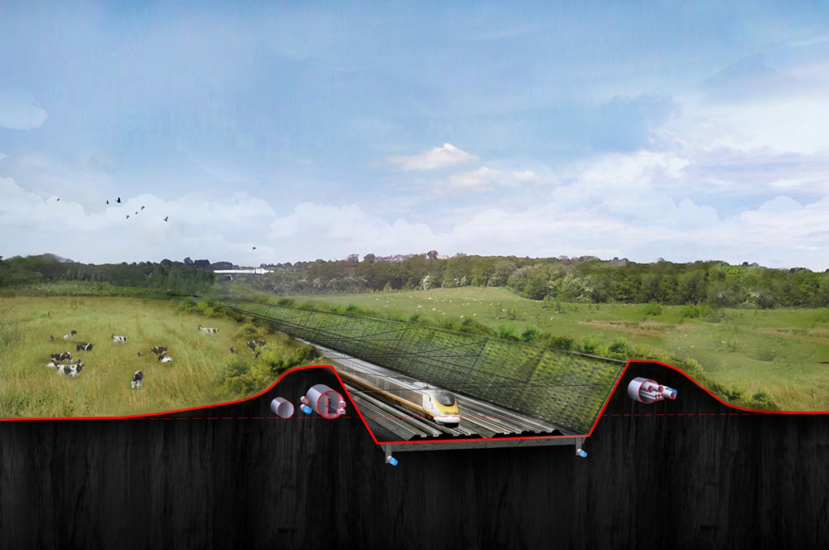 Thames Hub机场及交通枢纽方案丨英国丨福斯特建筑事务所（Foster + Partners）-15