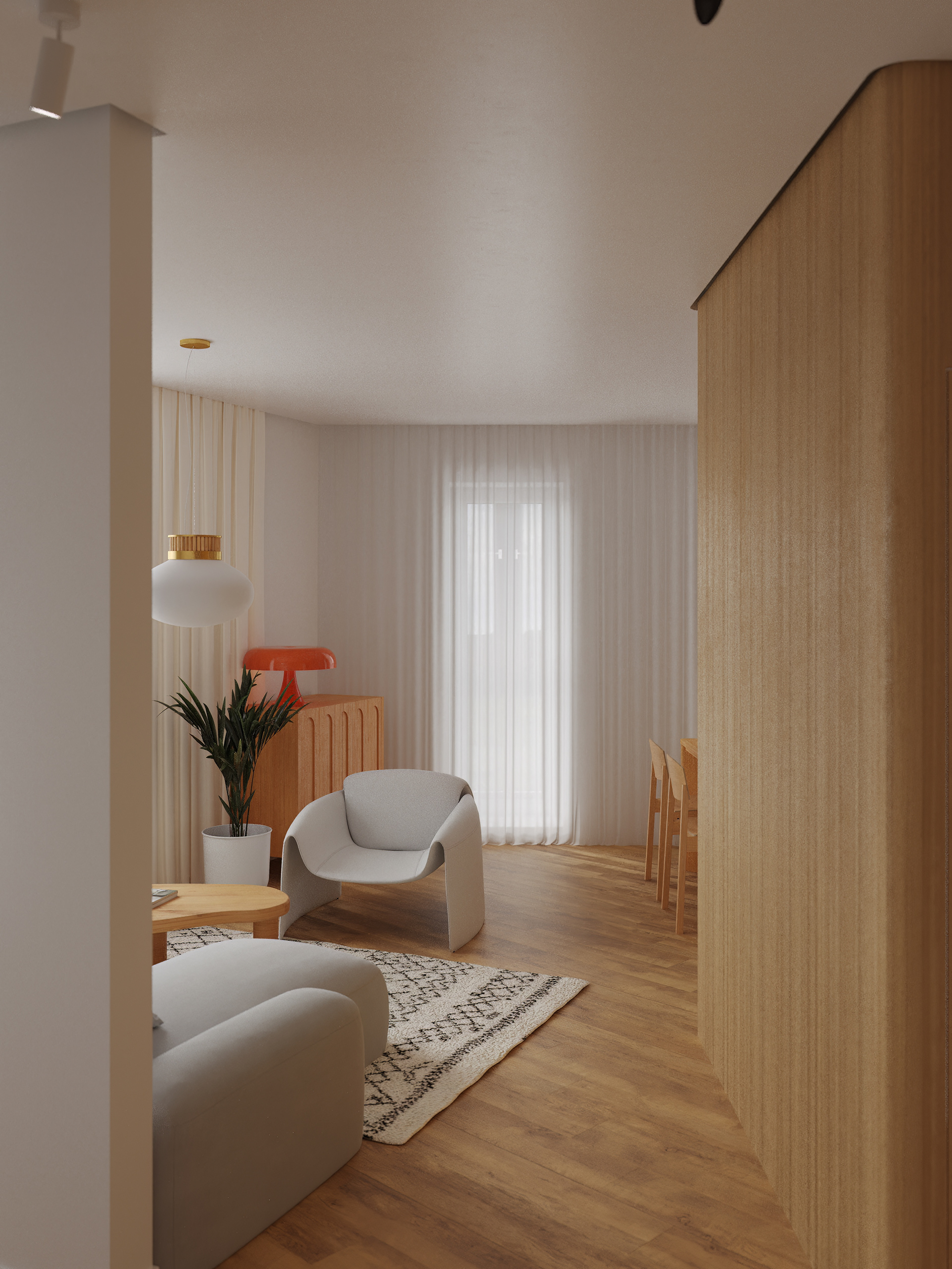 APARTMENT A1 室内设计丨俄罗斯特维尔丨PANSY-8