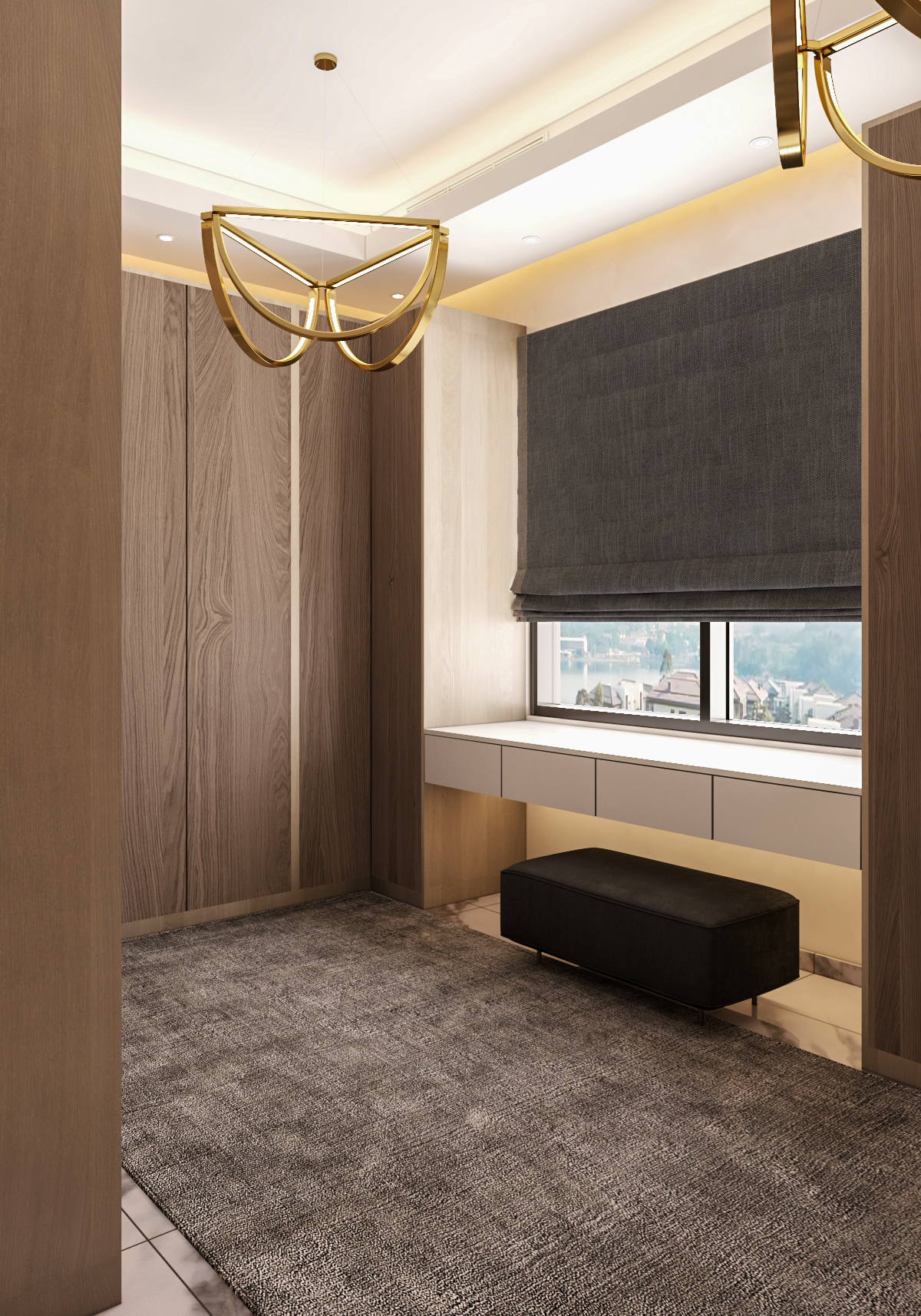 现代女孩卧室-9