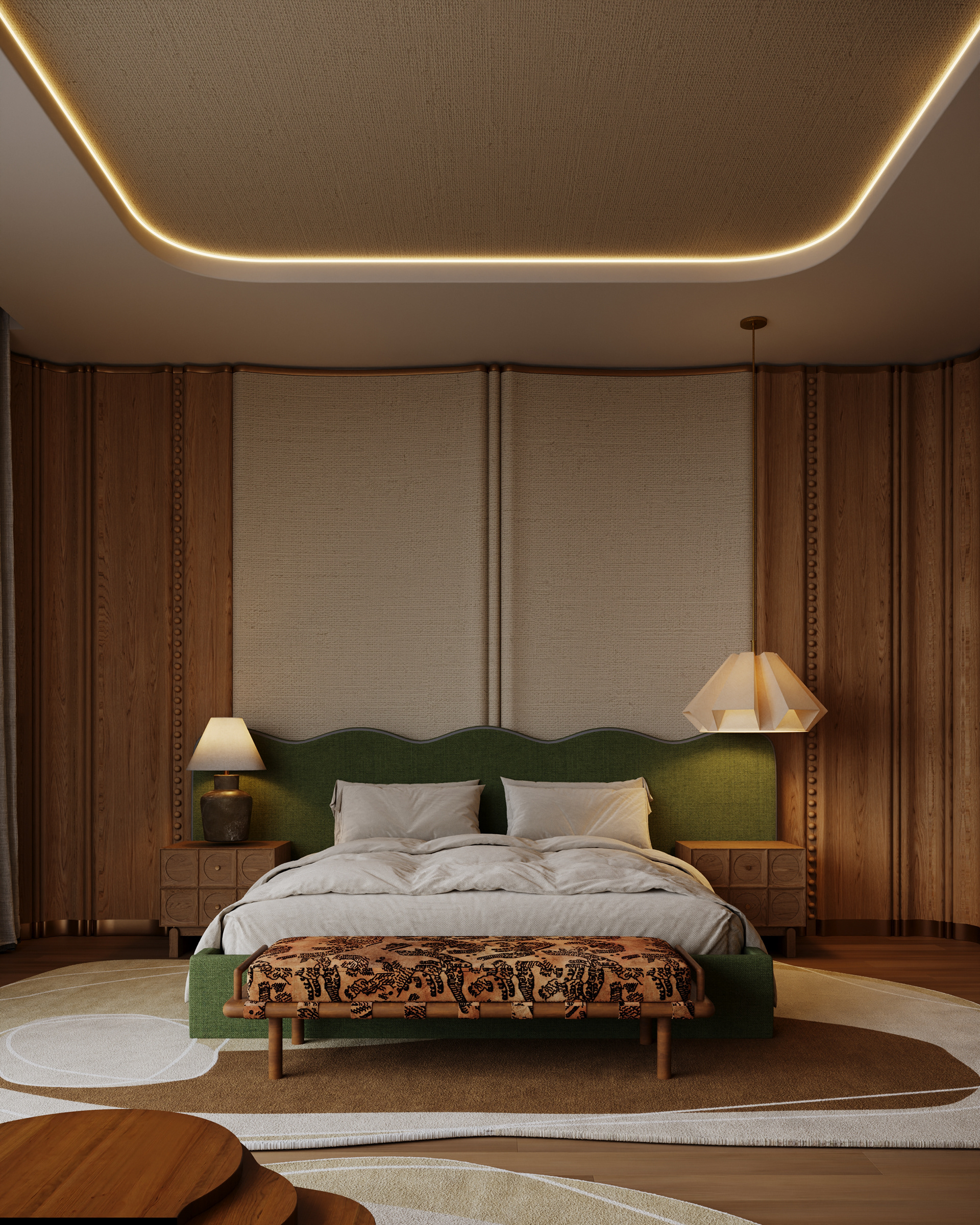 主卧设计丨kaf interior design-1
