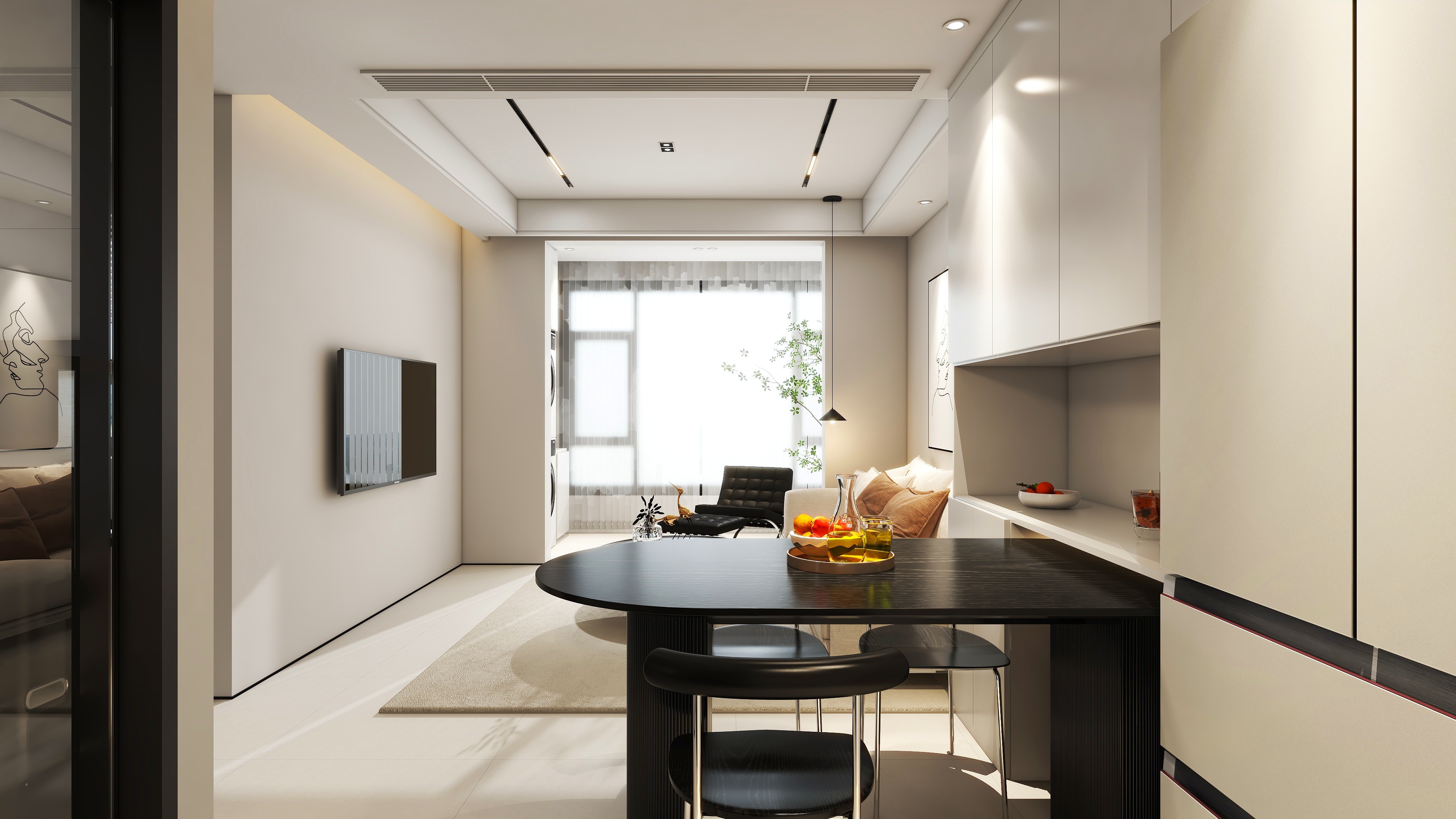 绿都·东澜岸现代简约76㎡3室-7