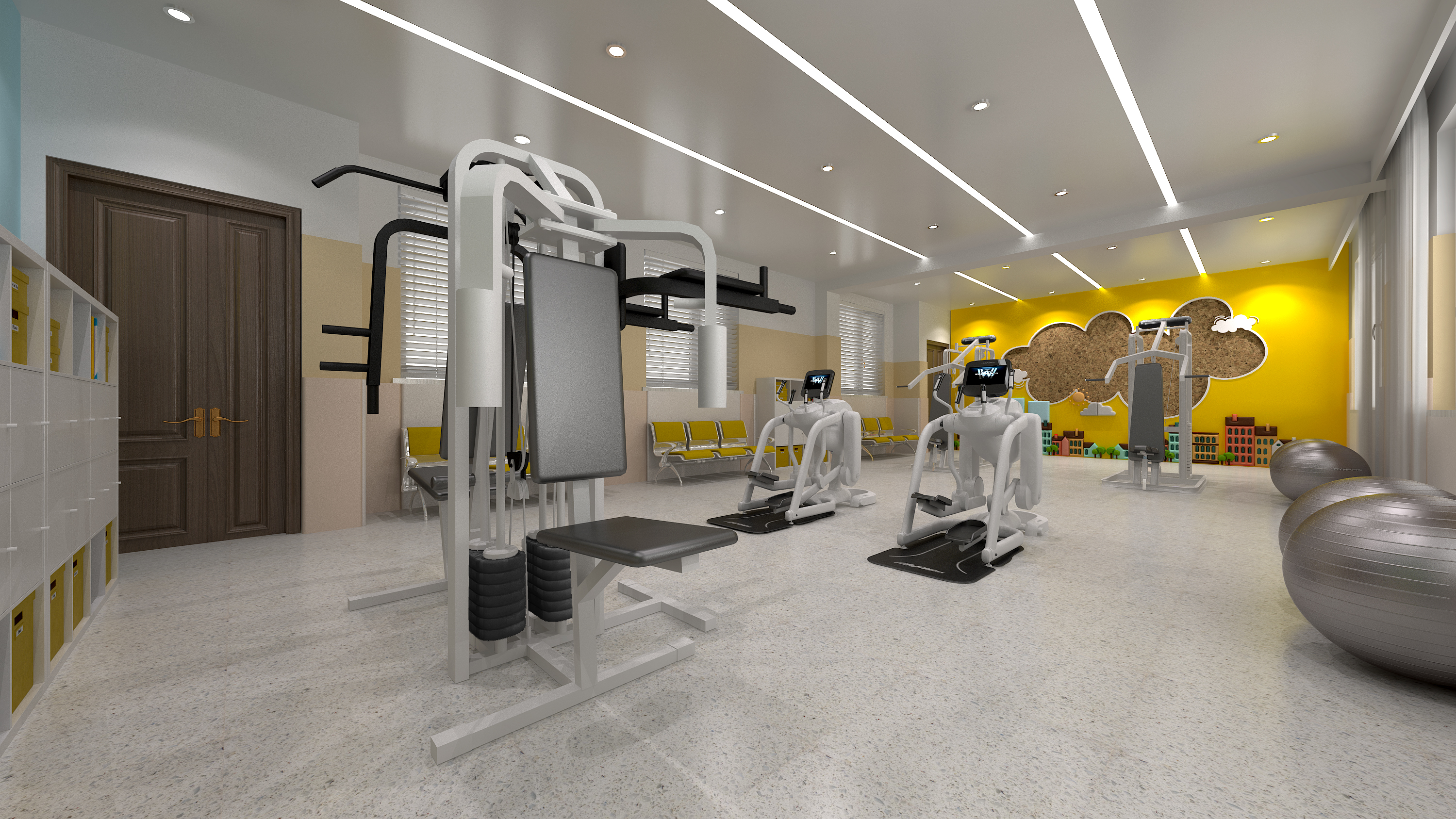 石家庄某学校内部各功能教室设计-16